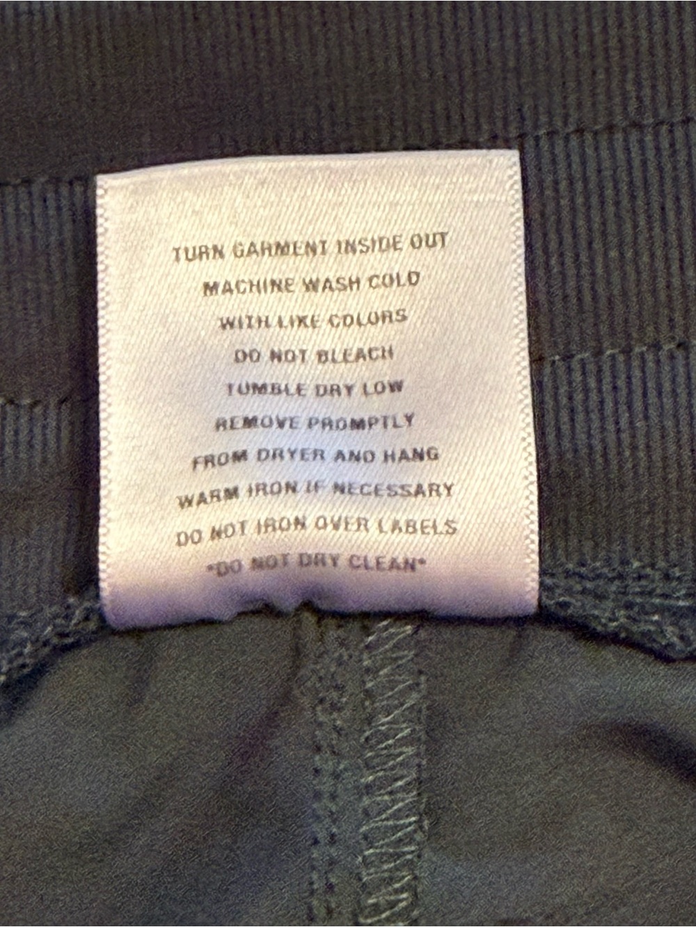 WhisperLite Cargo Scrub/Jogger Pants with Drawstring Waist | Pewter - Picture 11 of 11